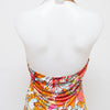 #018 Suzy Shier Halter Top Orange | c. 203 | Size 10