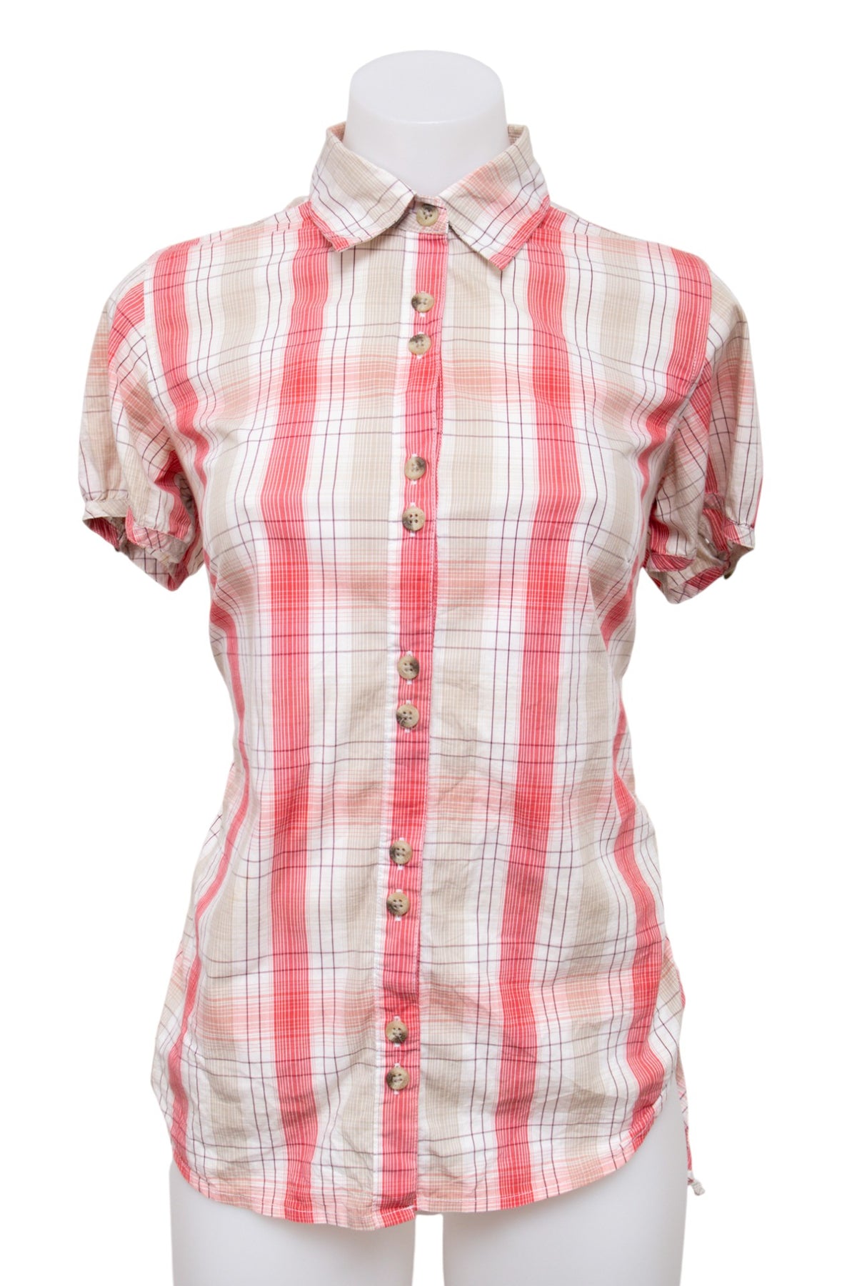 #047 Columbia Short Sleeve Red | c. 209 | Size 8