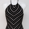 #006 Khaki Crew Halter Top Black | c. 199 | Size 8/10