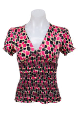 #053 Silk Inc International Concepts Short Sleeve Pink | c. 209 | Size 8
