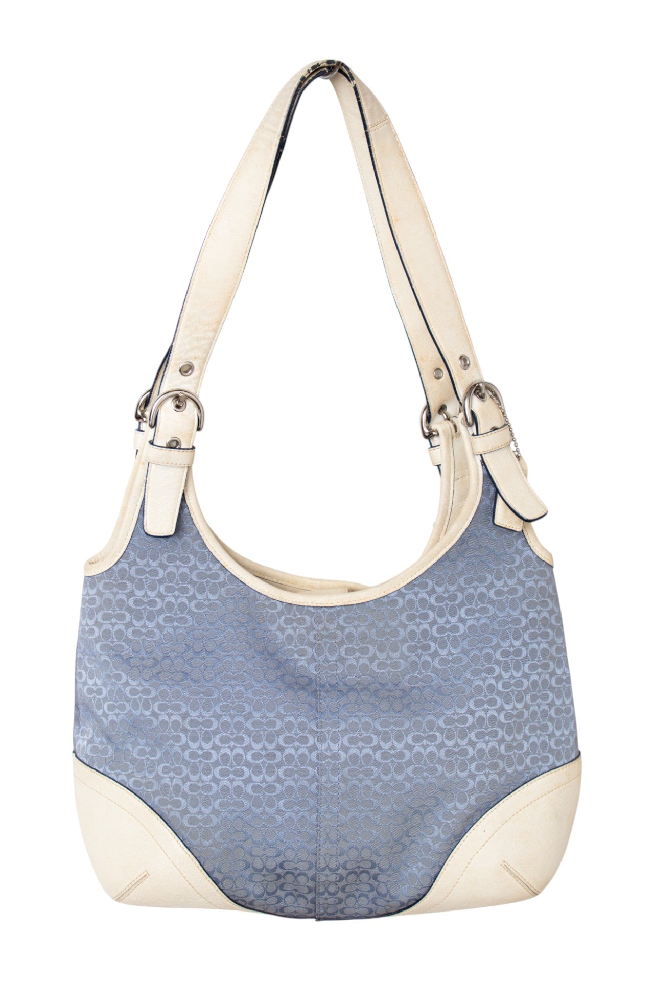 #194 Coach Shoulder Bag Blue | c. 198 | Size