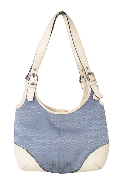#194 Coach Shoulder Bag Blue | c. 198 | Size
