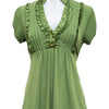 #046 Heart Soul Camisole Top Green | c. 203 | Size 10