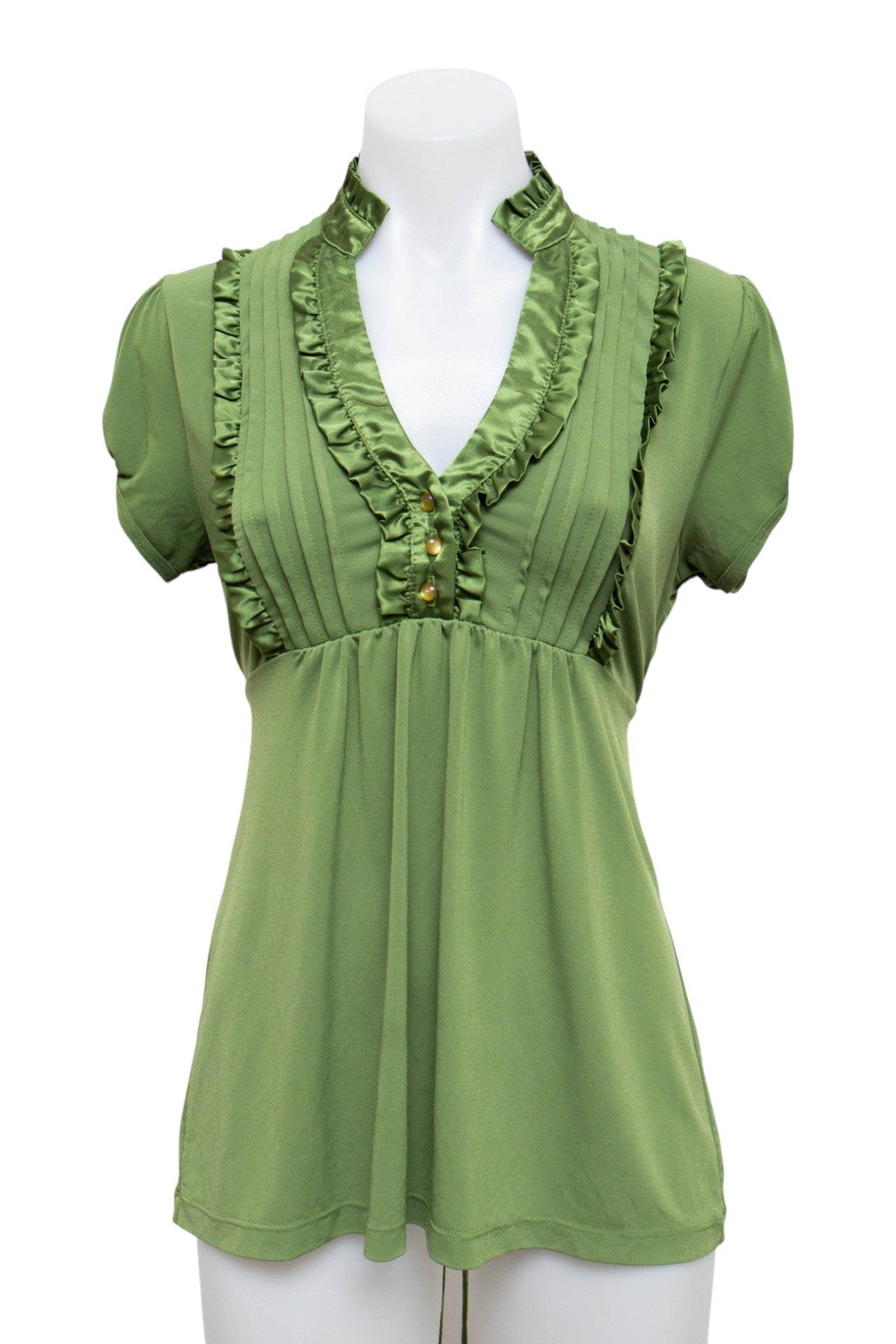 #046 Heart Soul Camisole Top Green | c. 203 | Size 10