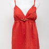 #100 Florae Cami Top Red | c. 194 | Size 8
