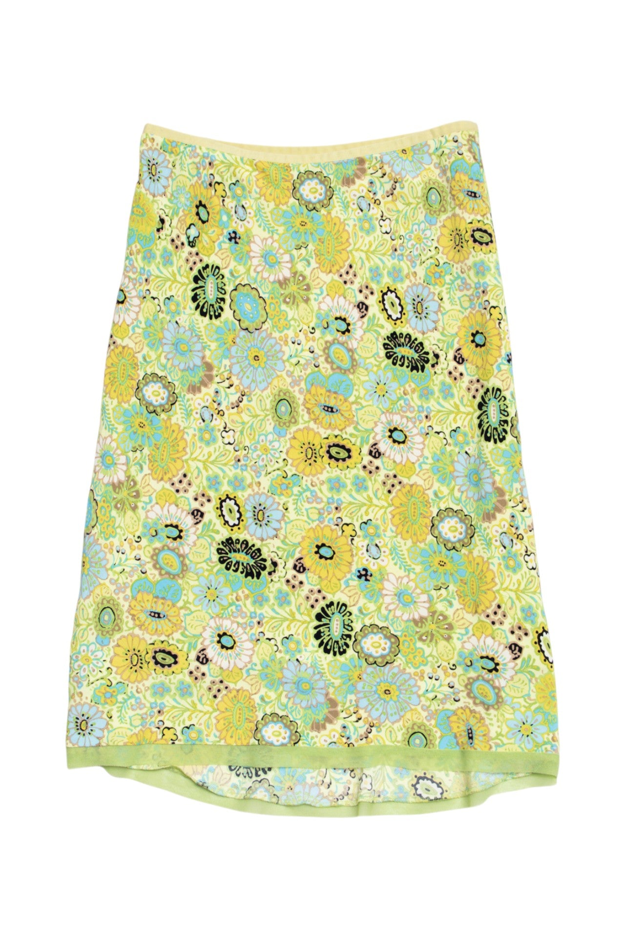 #103 Sigrid Olsen Long Skirt Yellow | c. 213 | Size 8