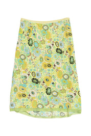 #103 Sigrid Olsen Long Skirt Yellow | c. 213 | Size 8