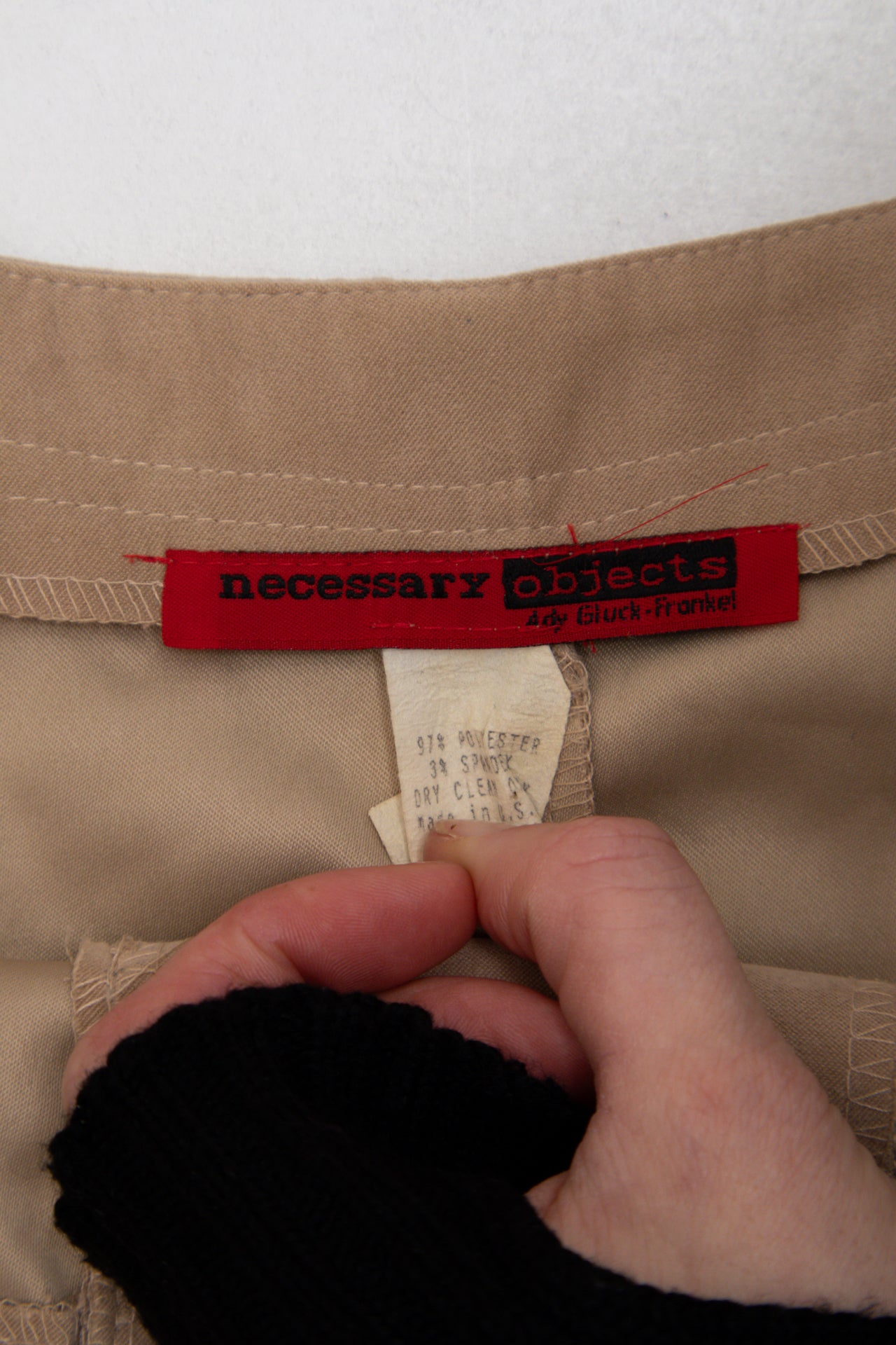 #180 Necessary Objects Skirt Beige | c. 207 | Size 8