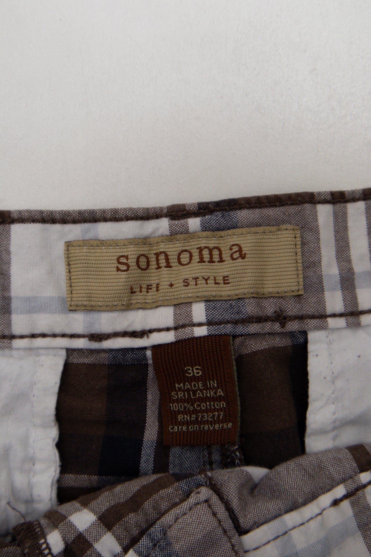 #136 Sonoma Shorts Brown | c. 203 | Size 14