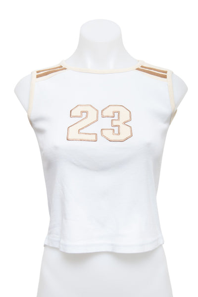 #62 Vitamine Tank Top White | c. 196 | Size 6