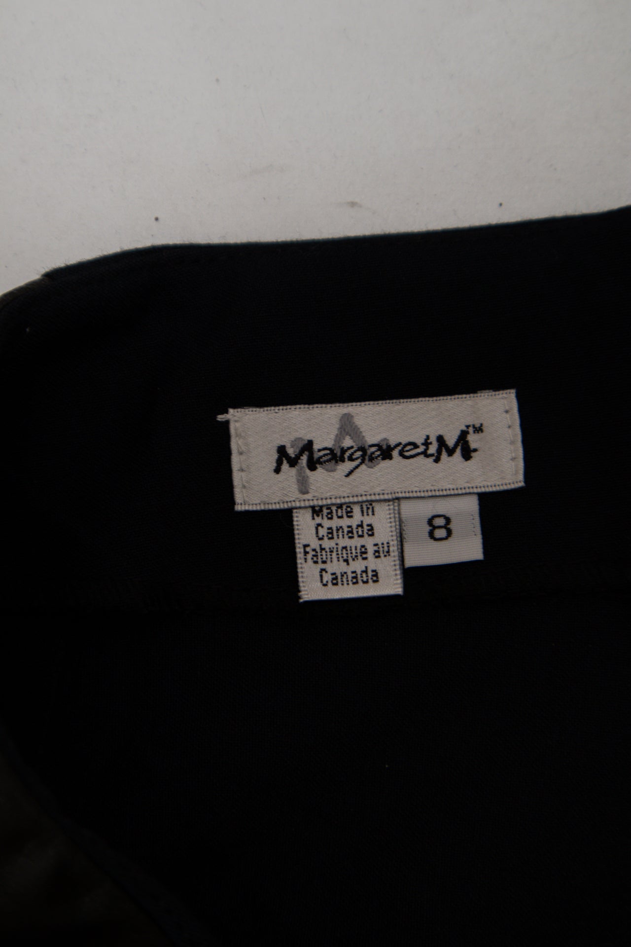 #173 Margaret M Pants Black | c. 189 | Size 8