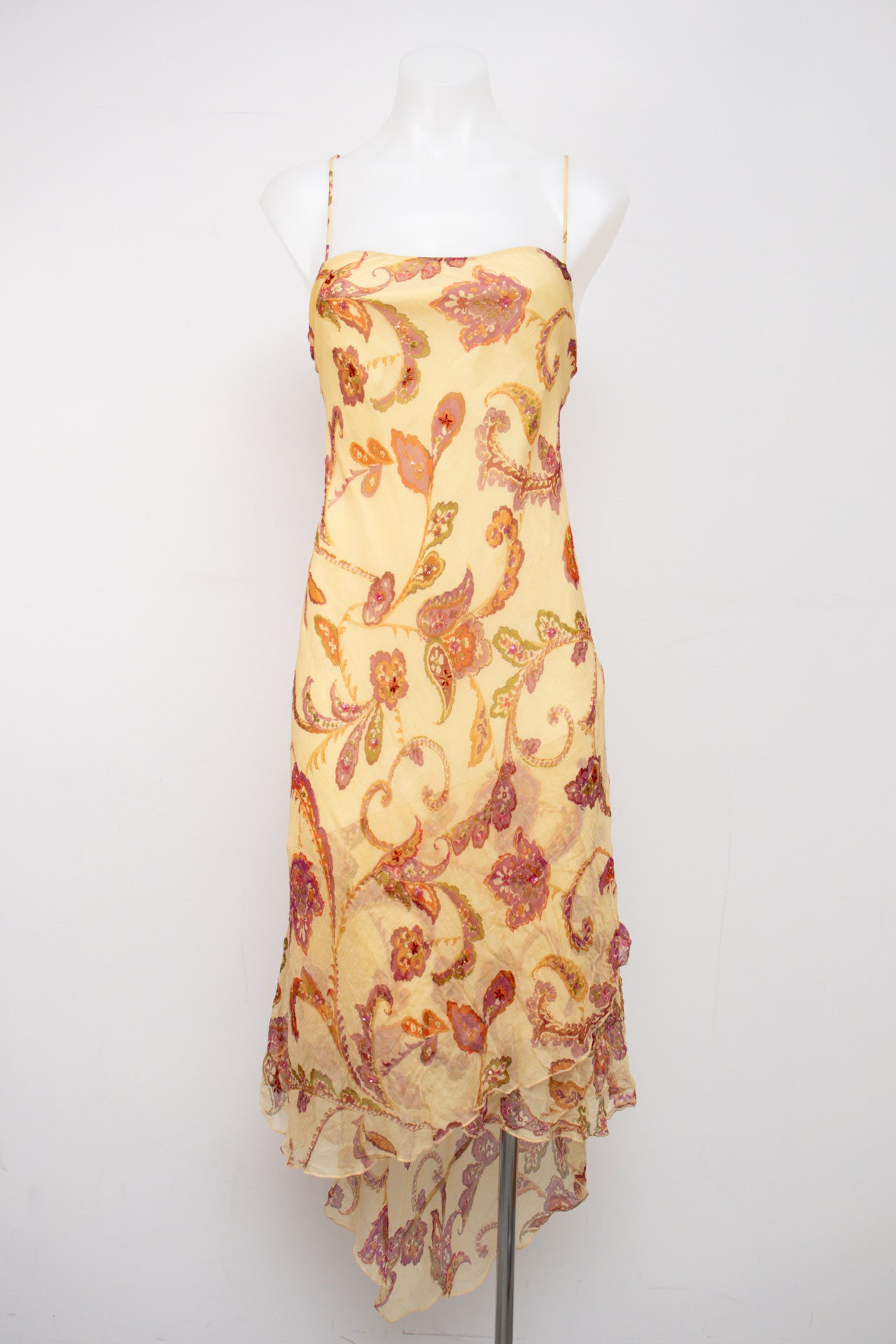 #083 Laundry By Shelli Segal Camisole Yellow | c. 201 | Size 8