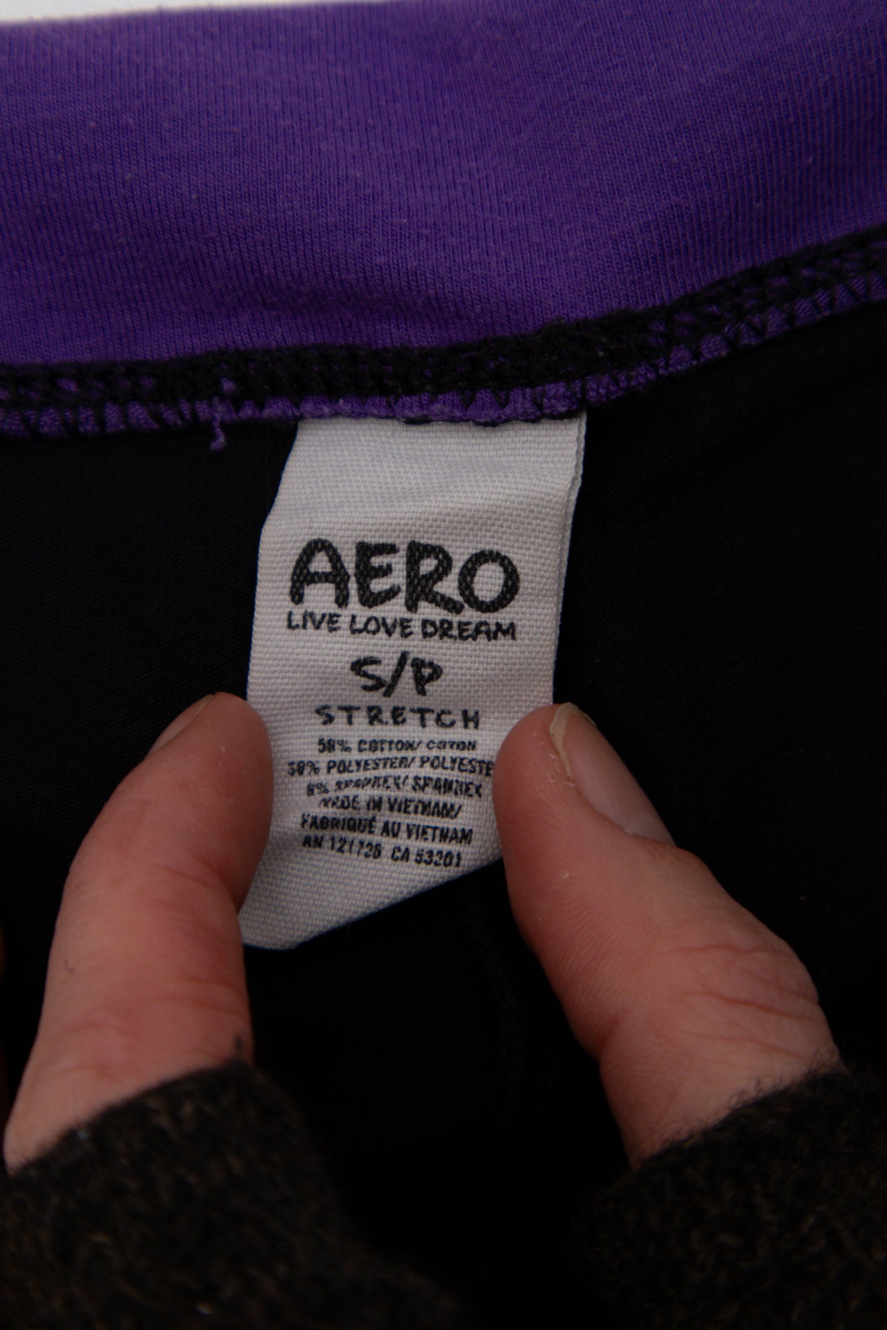 #116 Aero Pants Black | c. 202 | Size 8