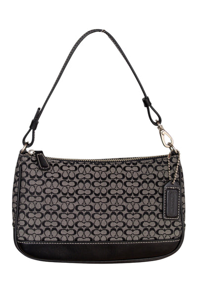 #190 Coach Shoulder Bag Black | c. 198 | Size