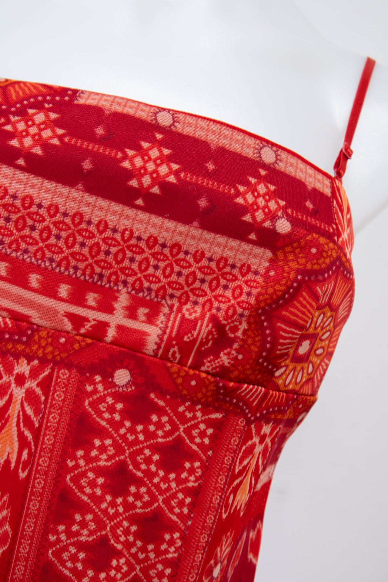 #117 City Triangles Camisole Dress Red | c. 207 | Size 8