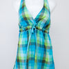 #030 Edc Halter Top Blue | c. 200 | Size 8/10
