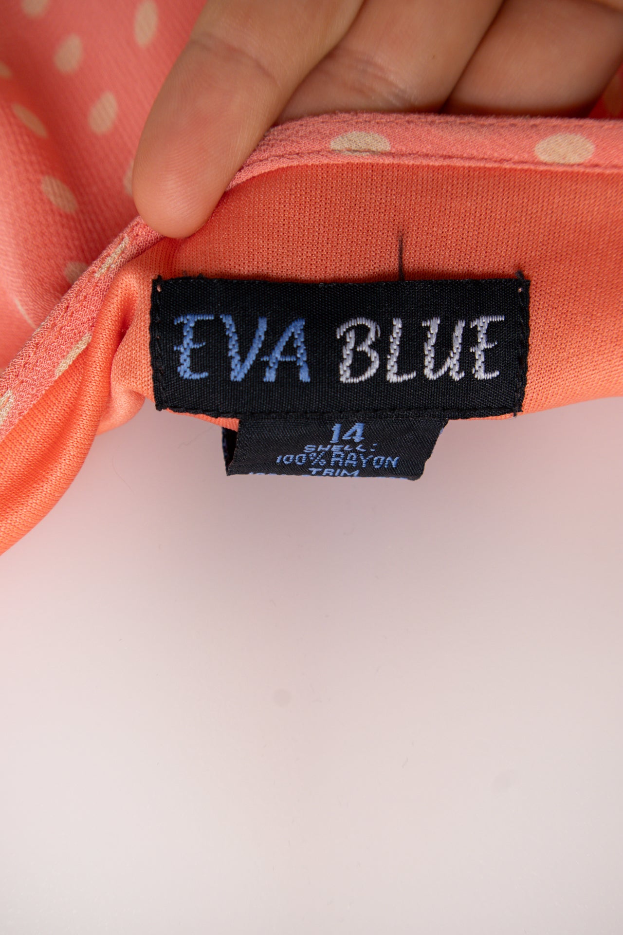 #02 Eva Blue Maxi Dress Pink | c. 186 | Size 14