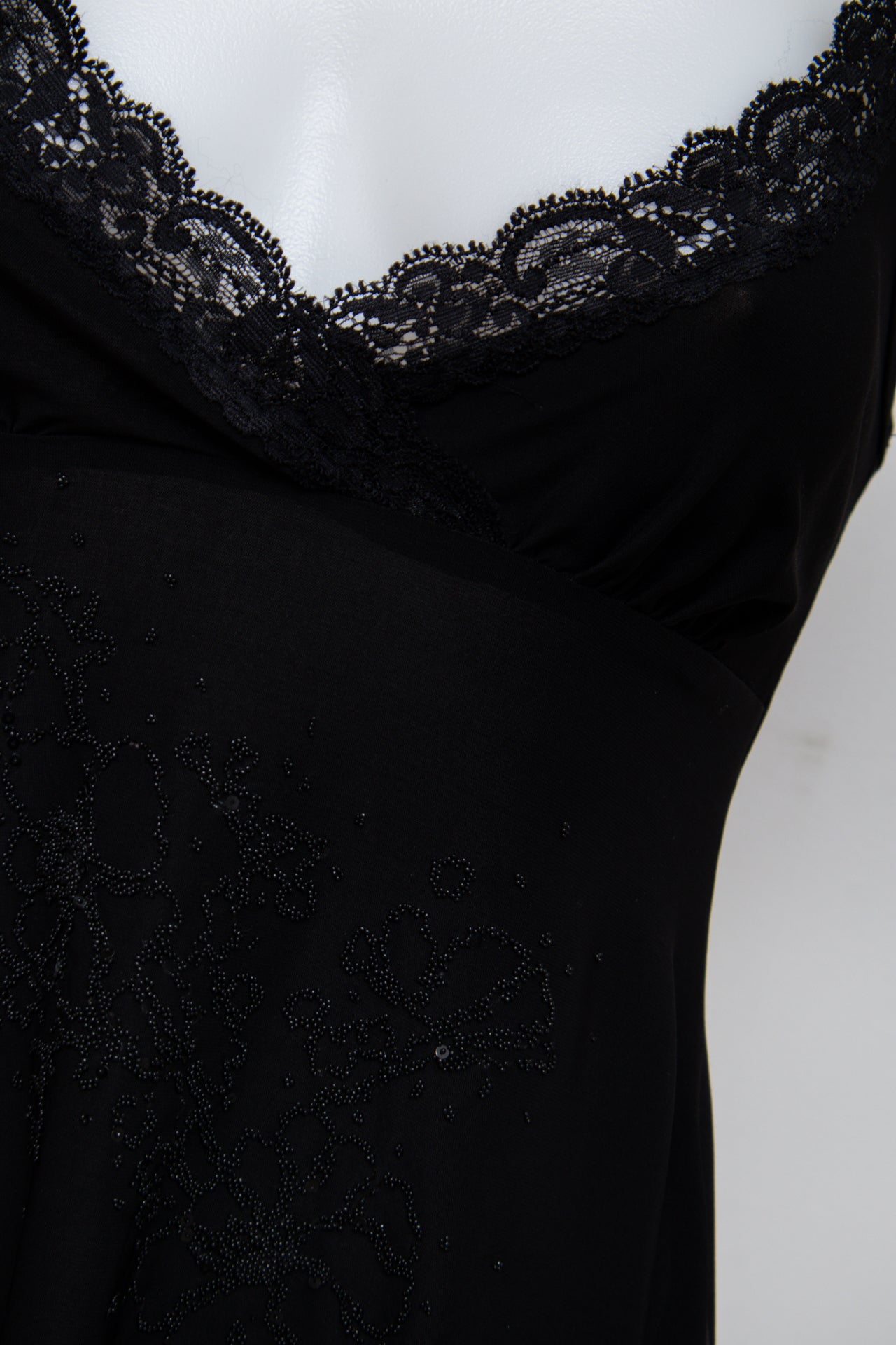 #25 French Blue Cami Top Black | c. 197 | Size 8