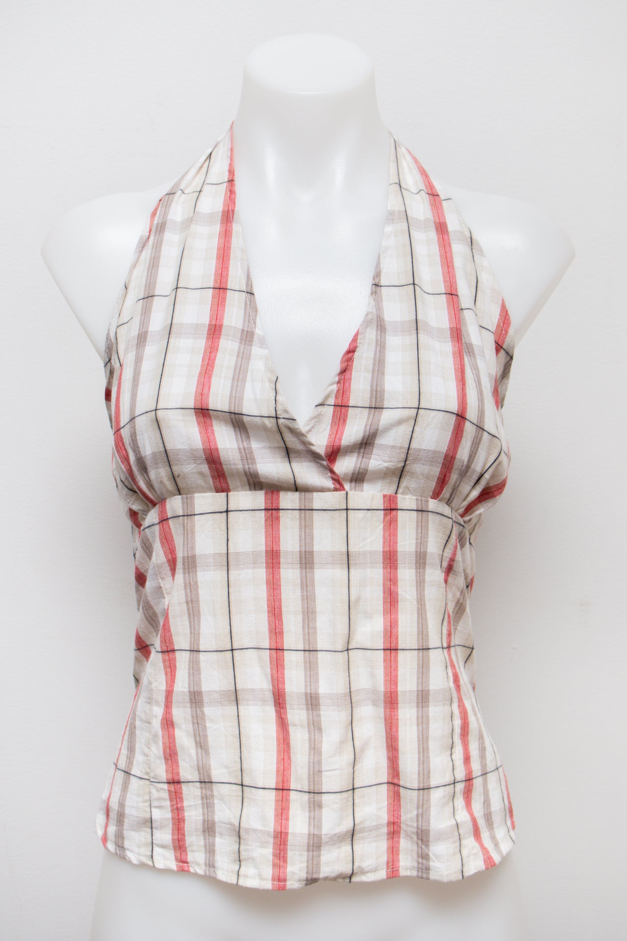 #62 Preloved Charlies Halter Top Beige | c. 190 | Size 12/14