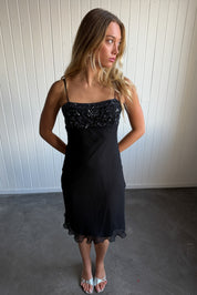 #184 Steivay Gown Black | c. 208 | Size 10