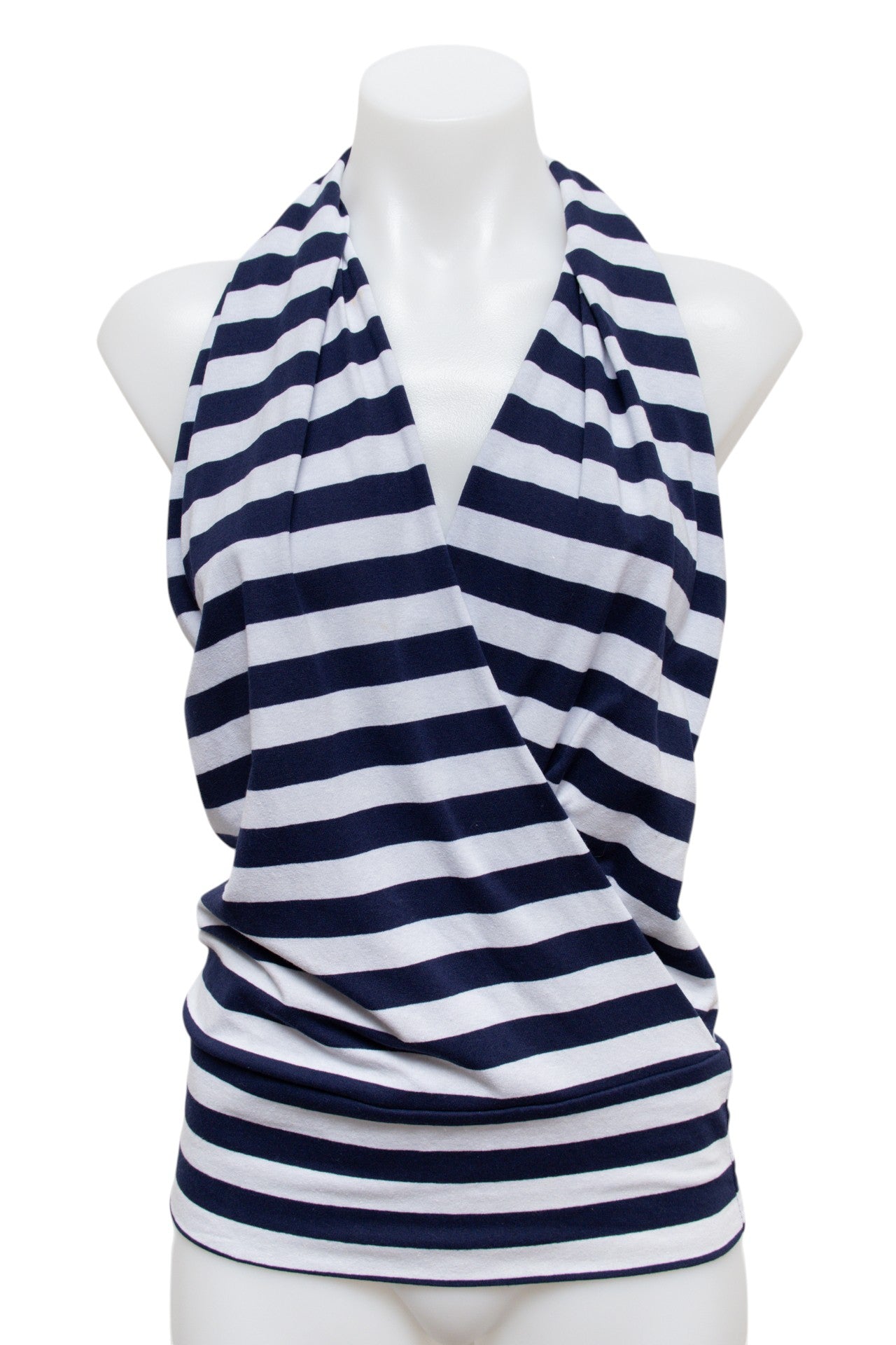 #102 Halter Top Navy | c. 185 | Size 8