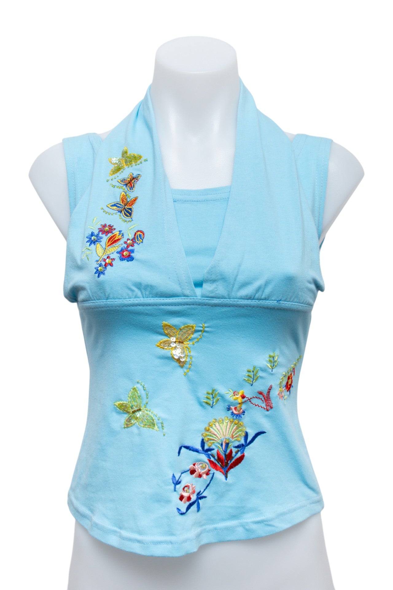 #52 Dlyraban Camisole Top Blue | c. 192 | Size 8