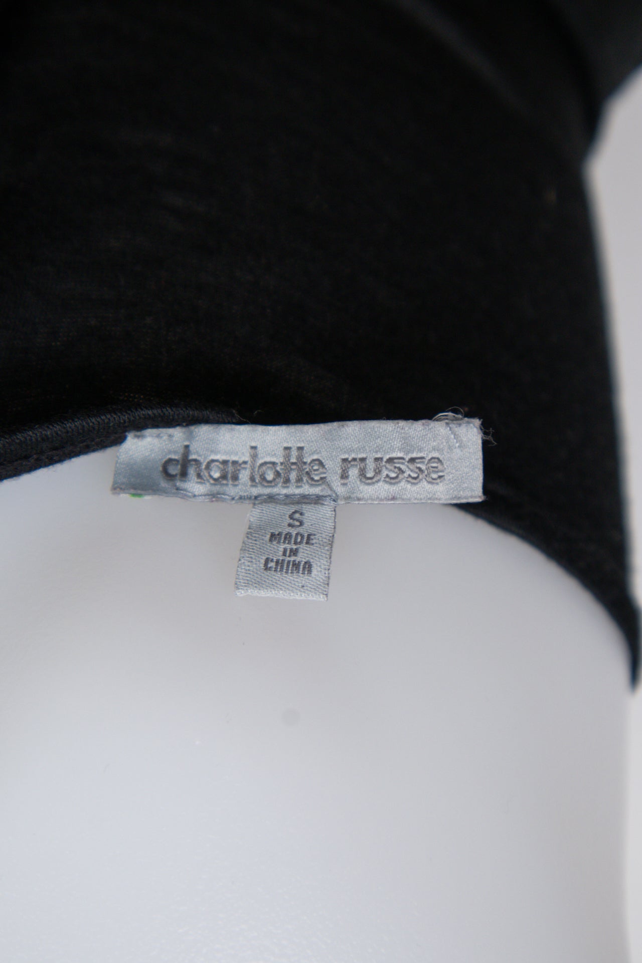 #012 Charlotte Russe Tank Top Black | c. 204 | Size 8
