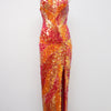 #096 Panoply Halter Top Orange | c. 202 | Size 8