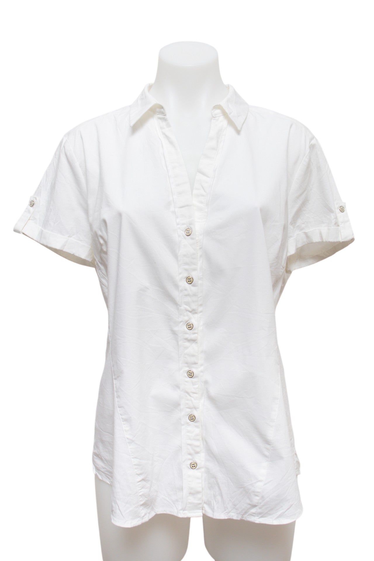 #58 7th Avenue Design Studio New York & Company T-shirt White | c. 190 | Size 12