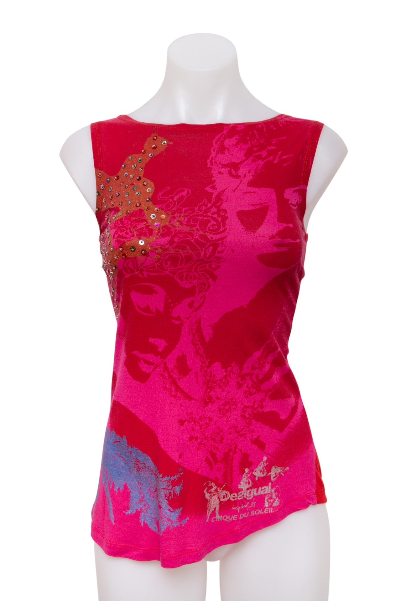 #39 Desigual Tank Top Red | c. 195 | Size 8