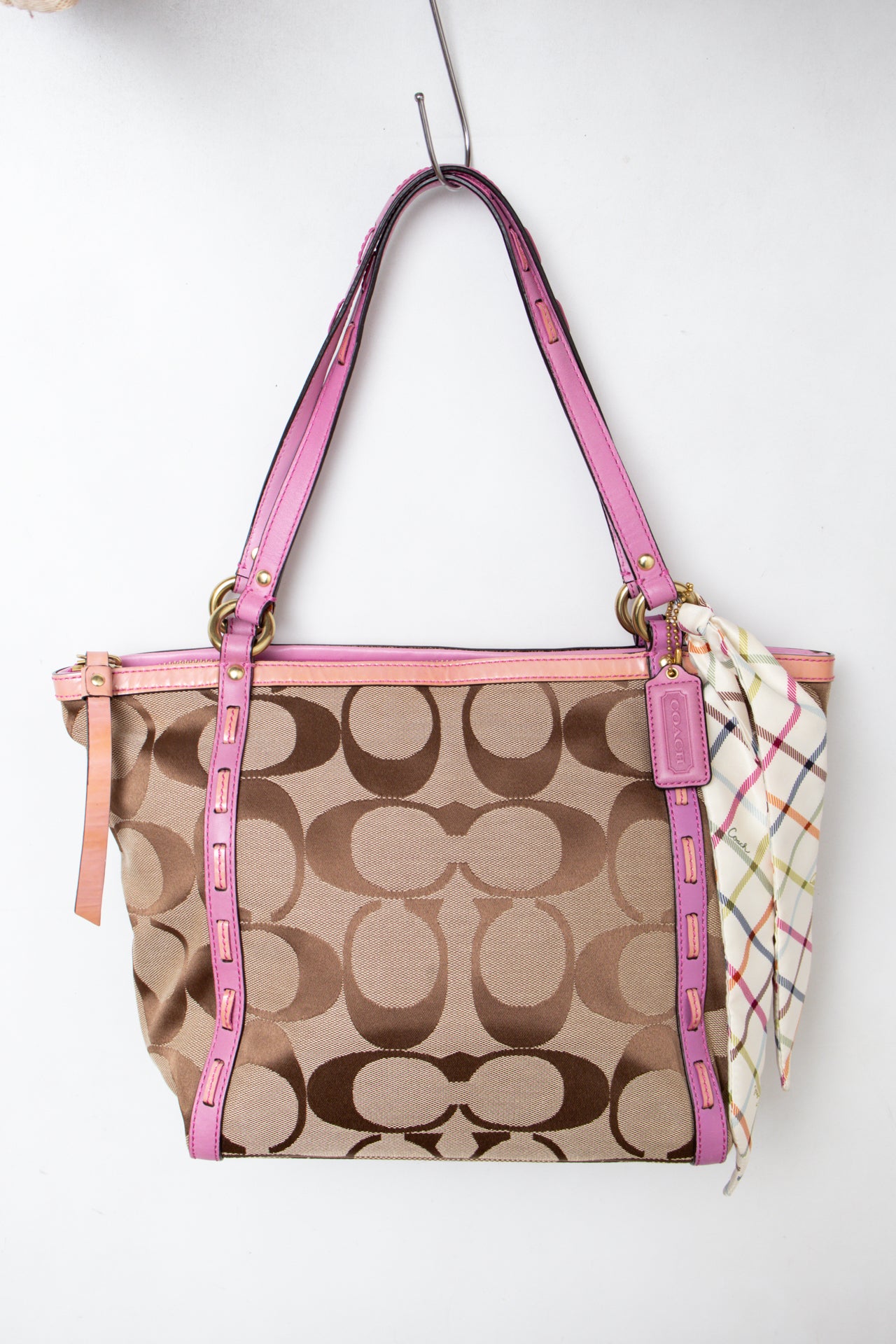 #195 Coach Shoulder Bag Brown | c. 198 | Size