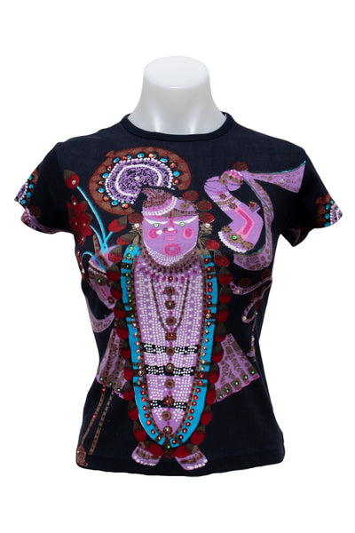 #05 Ghungroo T-shirt Black | c. 191 | Size 8/10