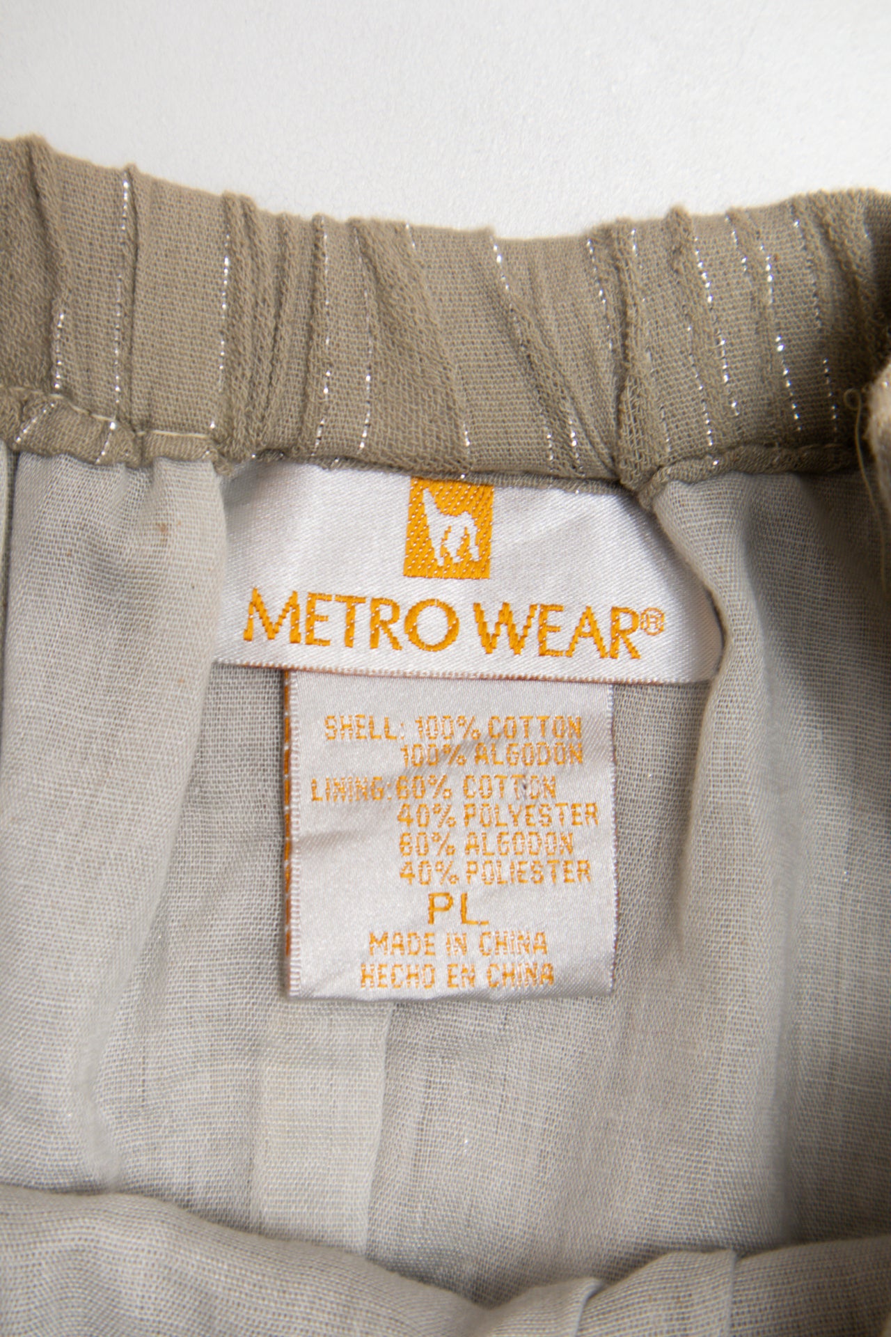 #40 Metro Wear Skirt Beige | c. 187 | Size 8