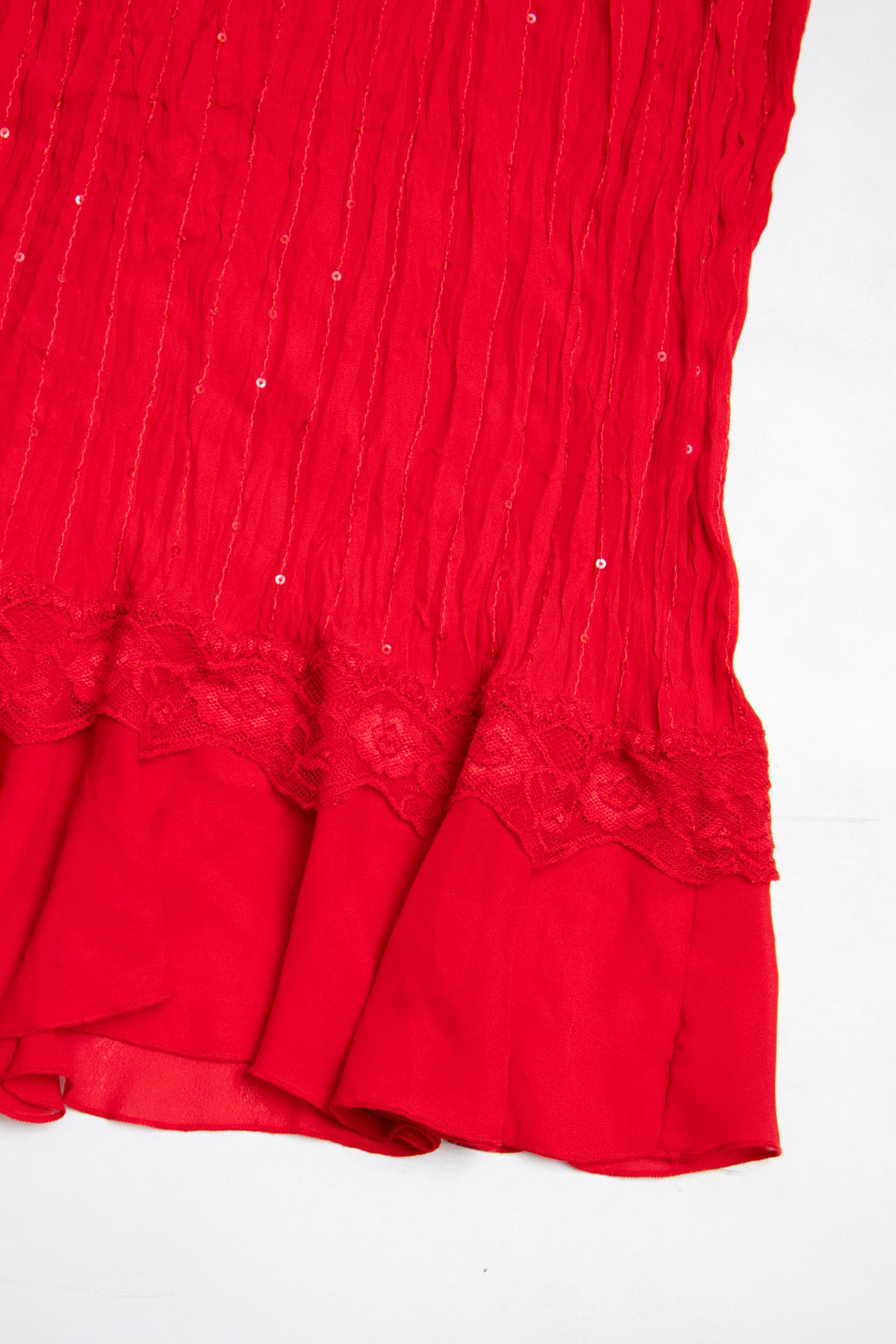 #129 Signature By Robbie Bee Skirt Red | c. 200 | Size 14