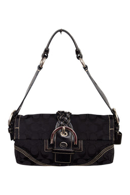 #201 Coach Shoulder Bag Black | c. 190 | Size