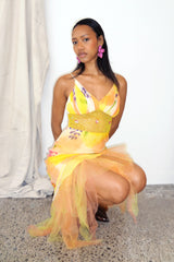 #130 Dress Yellow | c. 214 | Size 8