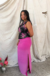 #134 Long Skirt Pink | c. 213 | Size 8