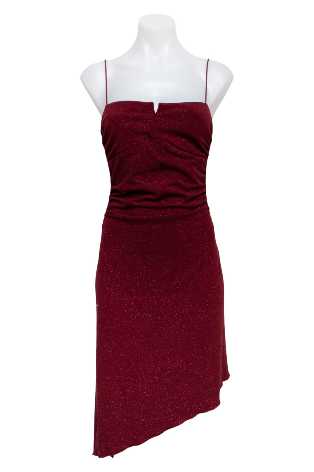 #109 City Triangles Dress Red | c. 193 | Size 10