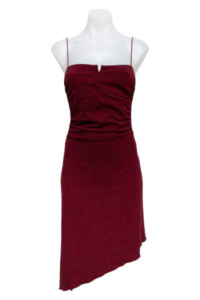 #109 City Triangles Dress Red | c. 193 | Size 10