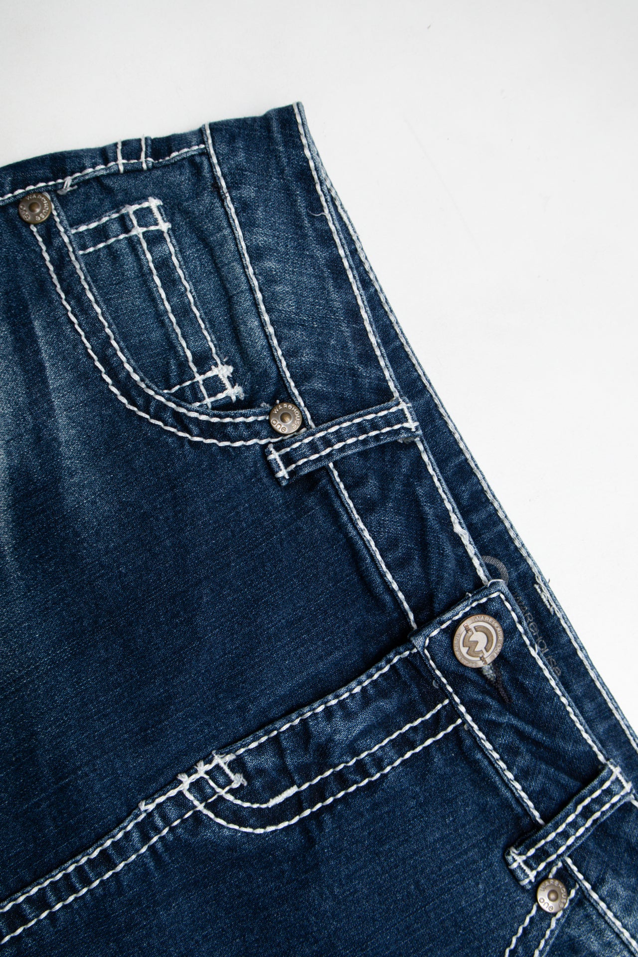 #192 Warehouse Mini Skirt Blue | c. 194 | Size 10