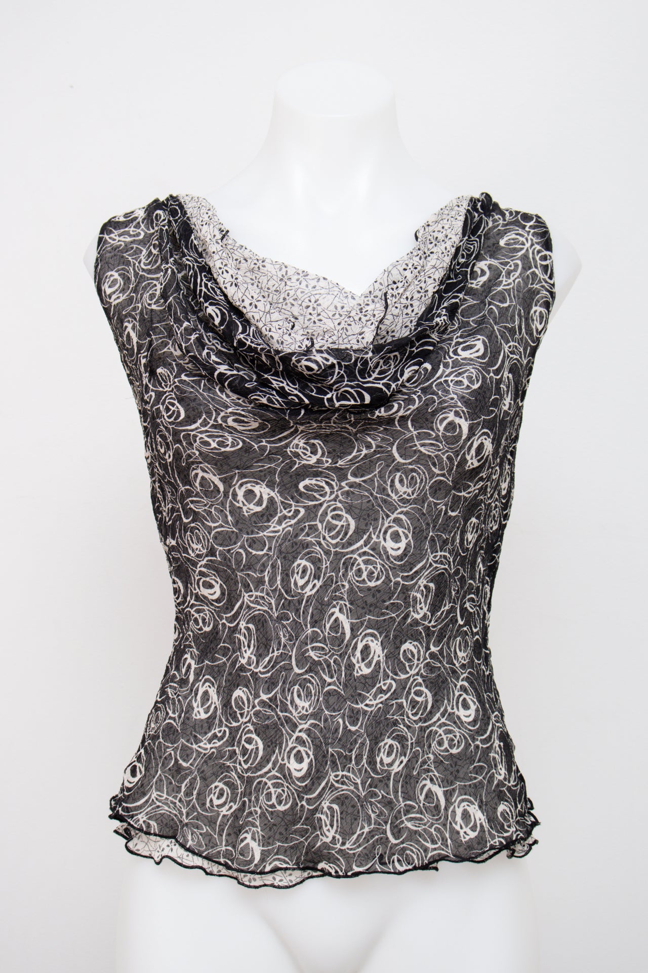 #183 Karen Kane Lifestyle Tank Black | c. 212 | Size 10