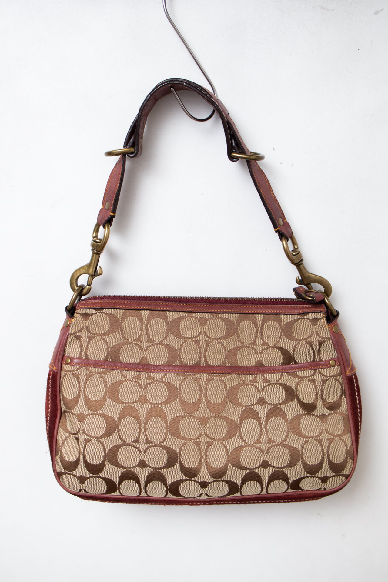 #212 Coach Shoulder Bag Brown | c. | Size