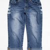 #076 Phat Fashion Capris Blue | c. 209 | Size 6/8
