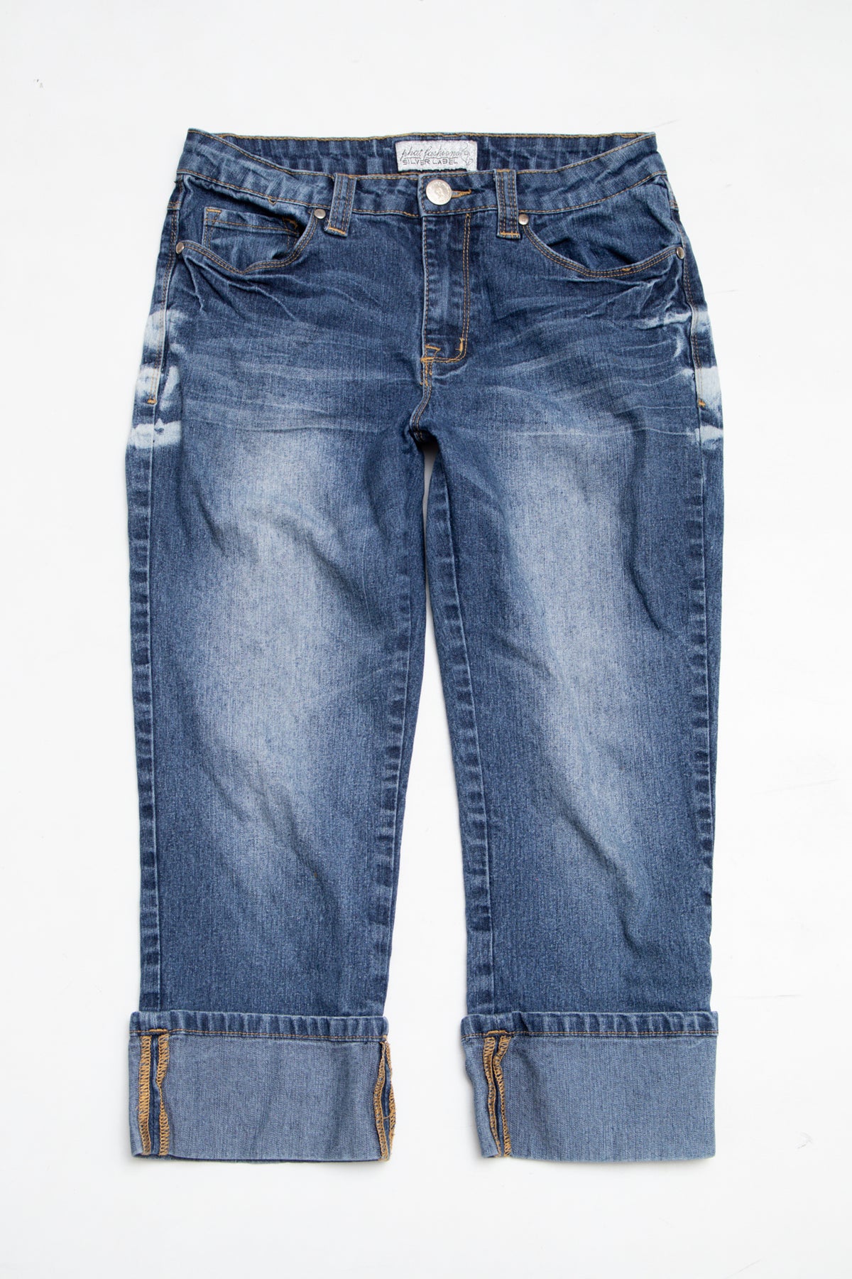 #076 Phat Fashion Capris Blue | c. 209 | Size 6/8