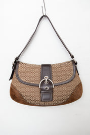 #170 Coach Shoulder Bag Brown | c. 206 | Size