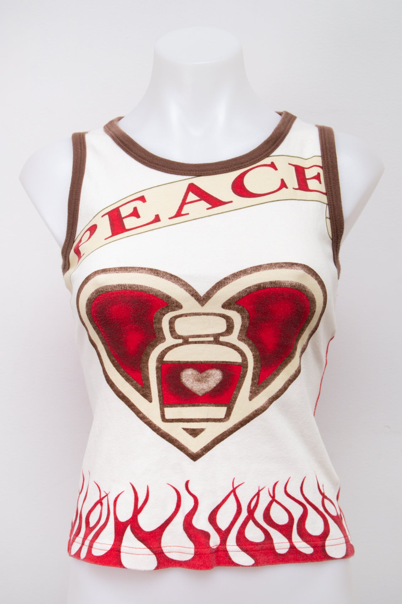 #67 Only Tank Top White | c. 198 | Size 8