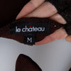 #071 Le Chateau Halter Top Brown | c. 201 | Size 8