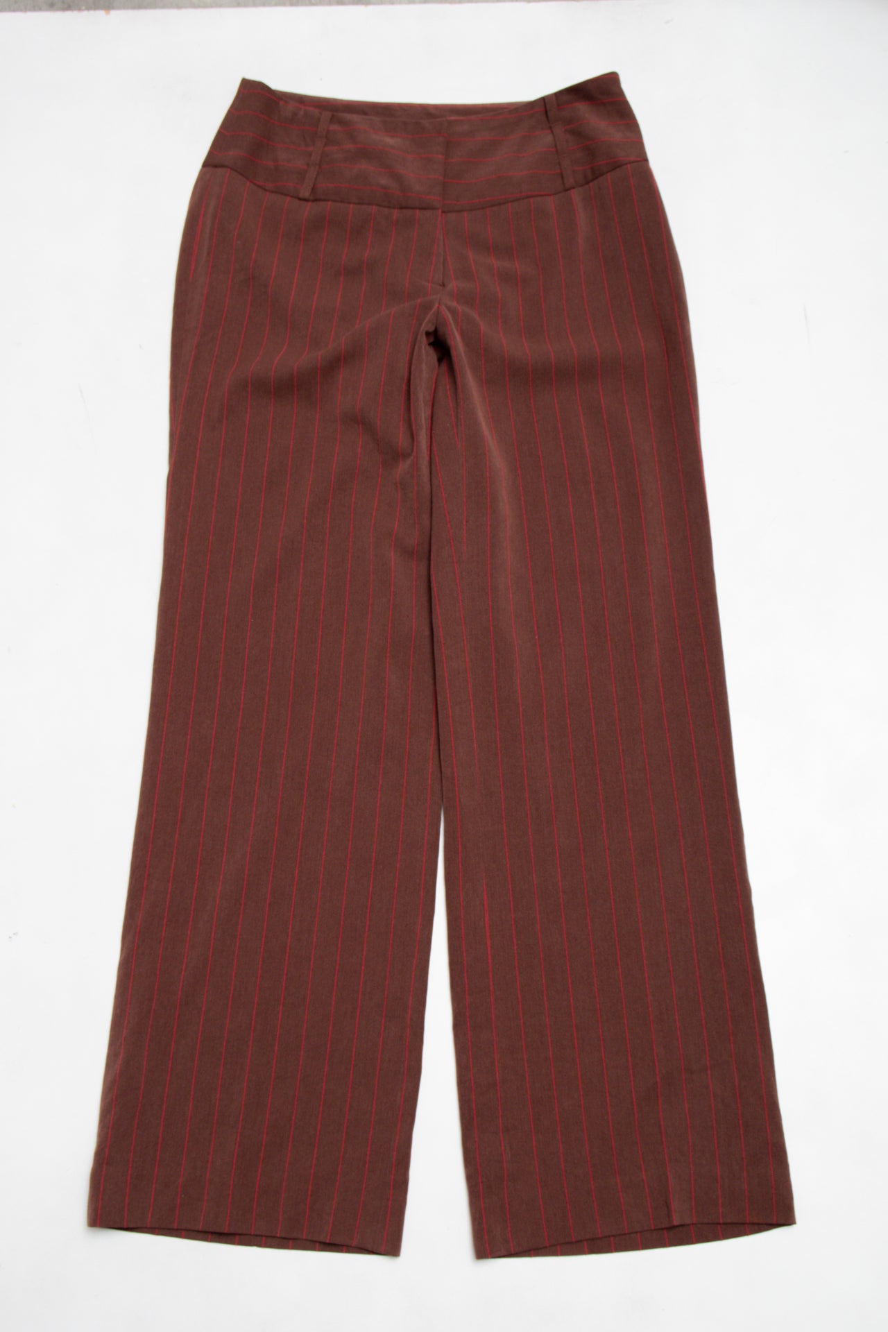 #143 Metrostyle Stretch Pants Brown | c. 204 | Size 10