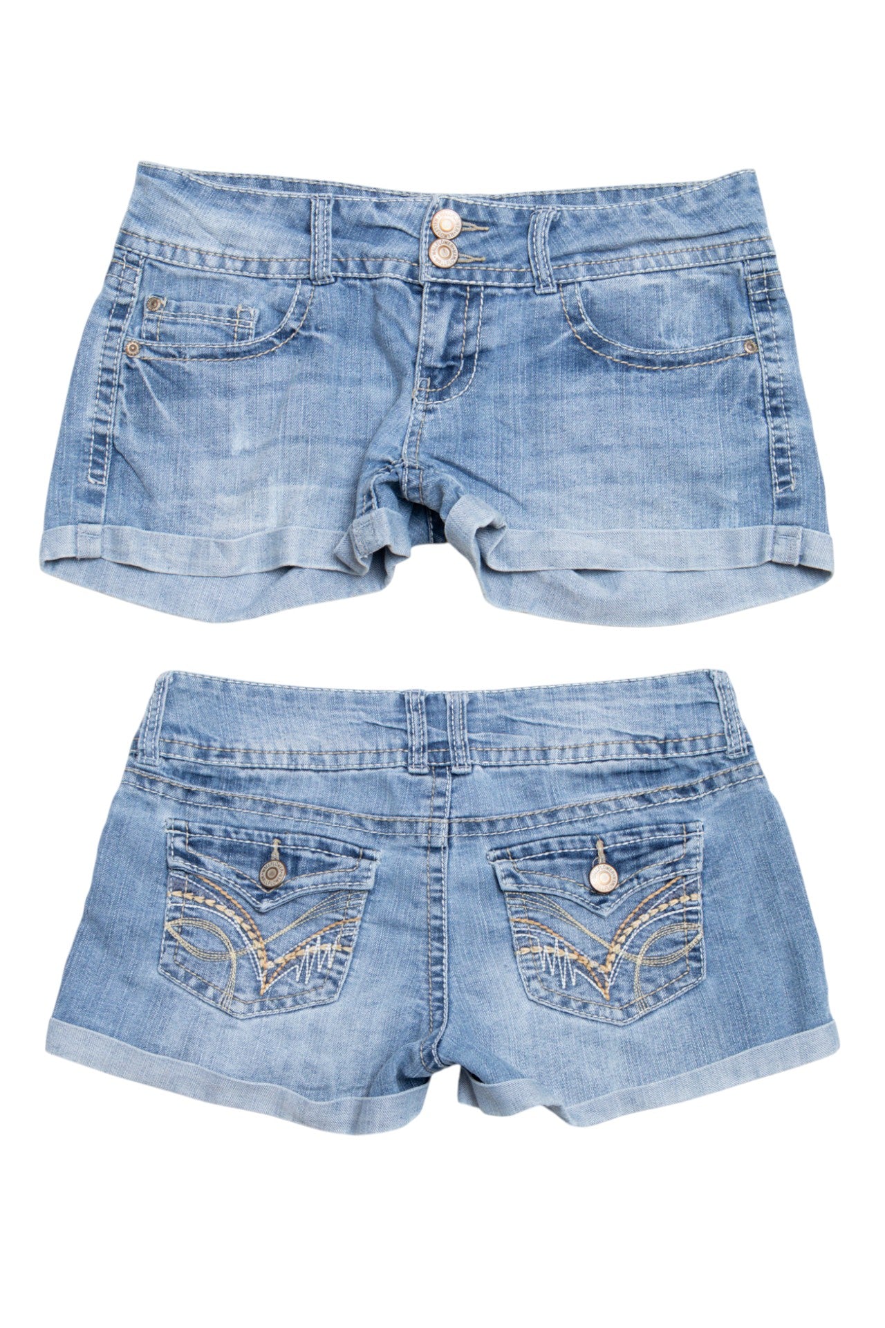 #081 Wallflower Denim Shorts Blue | c. 203 | Size