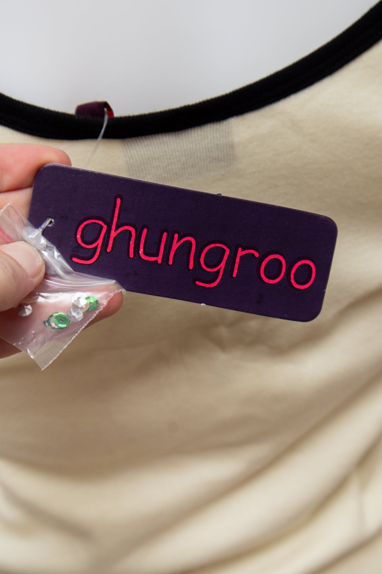 #01 Ghungroo Camisole Top Beige | c. 191 | Size 8